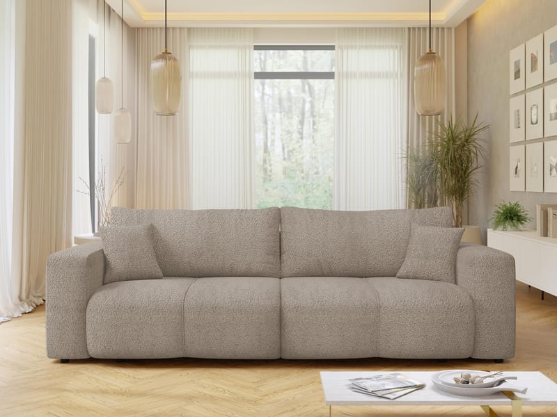 Flo Bäddsoffa 3-sits - Vit - Möbler - Vardagsrum - Bäddsoffor