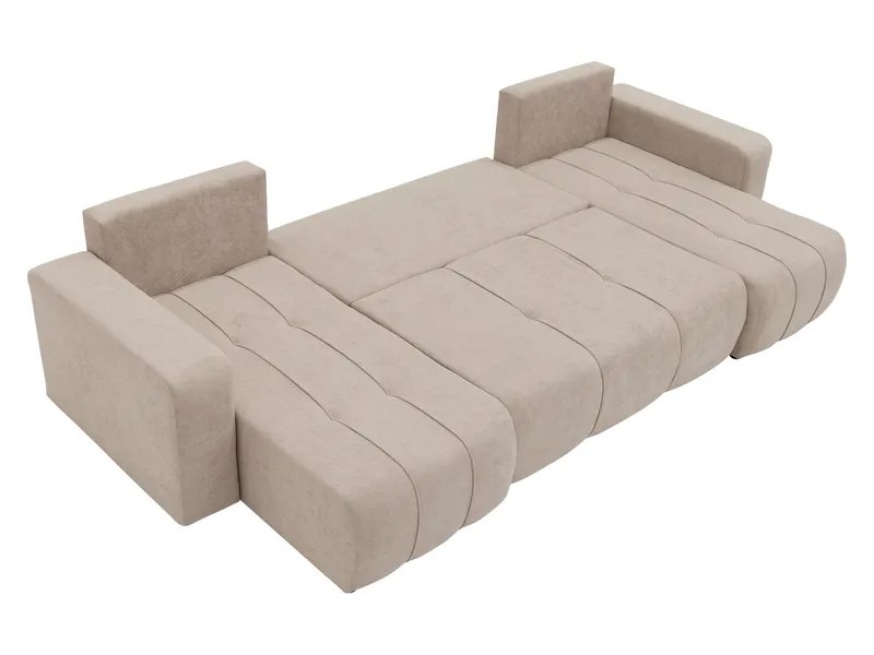 Flo Bäddsoffa Dubbeldivan 4-sits - Beige - Möbler - Vardagsrum - Bäddsoffor - U bäddsoffa