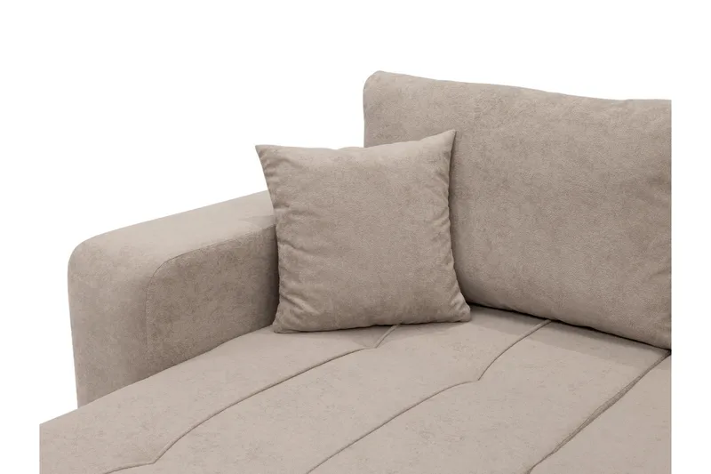 Flo Bäddsoffa Dubbeldivan 4-sits - Grå - Möbler - Vardagsrum - Bäddsoffor - U bäddsoffa