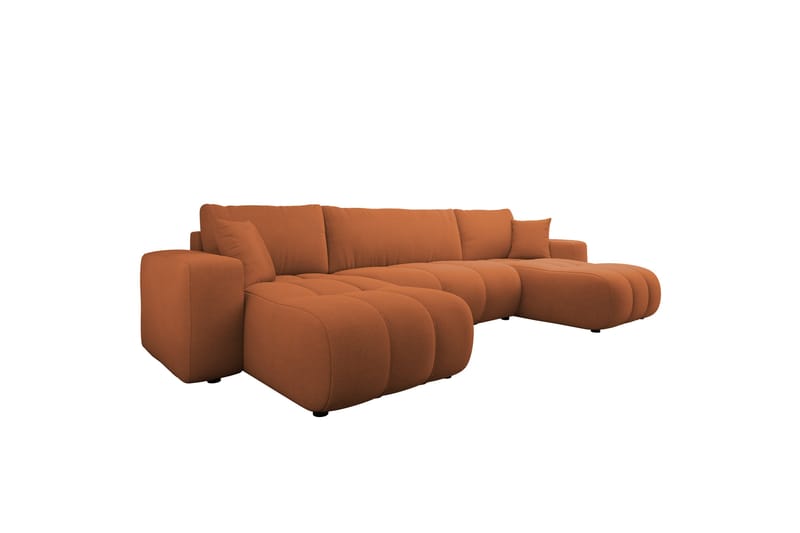 Flo Bäddsoffa Dubbeldivan 4-sits - Orange - Möbler - Vardagsrum - Bäddsoffor - U bäddsoffa