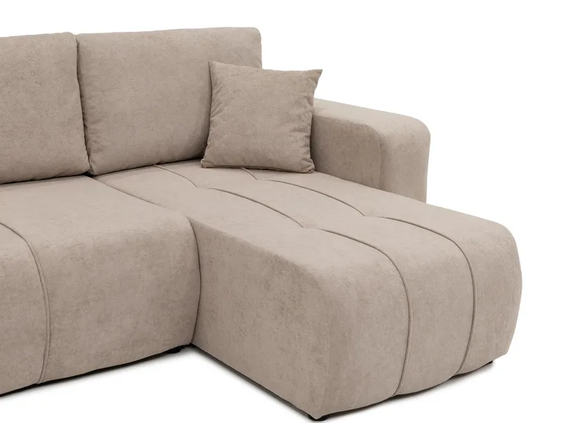 Flo Bäddsoffa Dubbeldivan 4-sits - Vit - Möbler - Vardagsrum - Bäddsoffor - U bäddsoffa