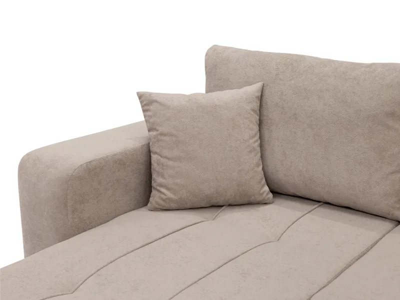 Flo Bäddsoffa Dubbeldivan 4-sits - Vit - Möbler - Vardagsrum - Bäddsoffor - U bäddsoffa