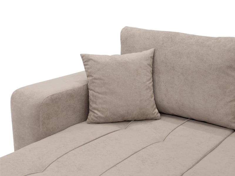 Flo Bäddsoffa Dubbeldivan 4-sits - Vit - Möbler - Vardagsrum - Bäddsoffor - U bäddsoffa