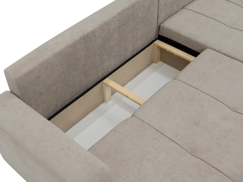 Flo Bäddsoffa med Divan 3-sits - Beige - Möbler - Vardagsrum - Bäddsoffor