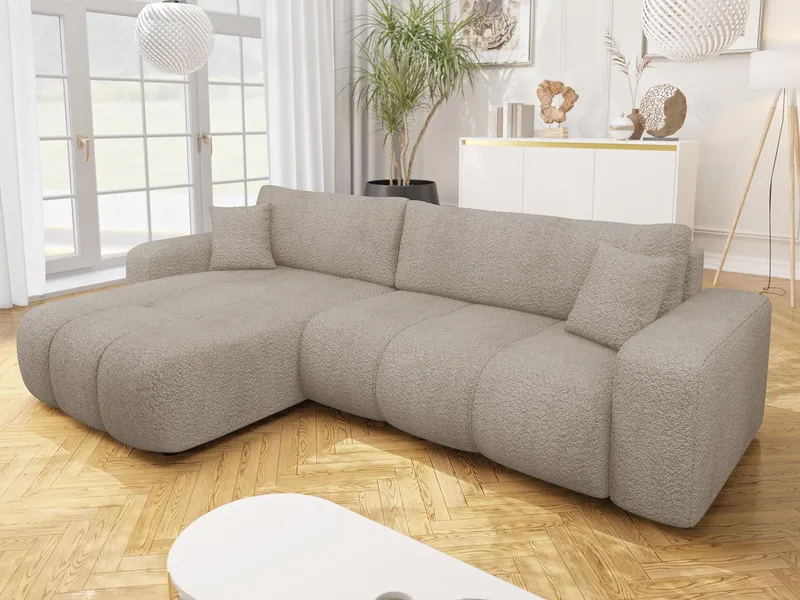 Flo Bäddsoffa med Divan 3-sits - Beige - Möbler - Vardagsrum - Bäddsoffor