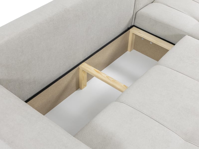 Flo Bäddsoffa med Divan 3-sits - Beige - Möbler - Vardagsrum - Bäddsoffor