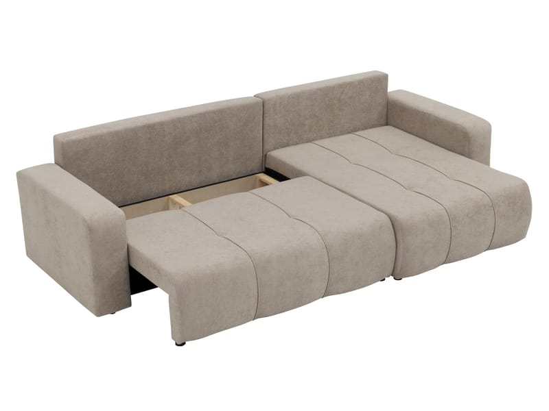 Flo Bäddsoffa med Divan 3-sits - Beige - Möbler - Vardagsrum - Bäddsoffor
