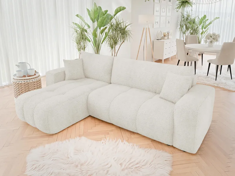 Flo Bäddsoffa med Divan 3-sits - Beige - Möbler - Vardagsrum - Bäddsoffor