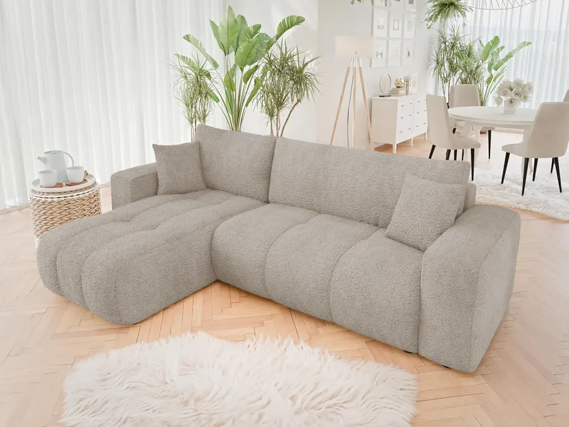 Flo Bäddsoffa med Divan 3-sits - Grå - Möbler - Vardagsrum - Bäddsoffor
