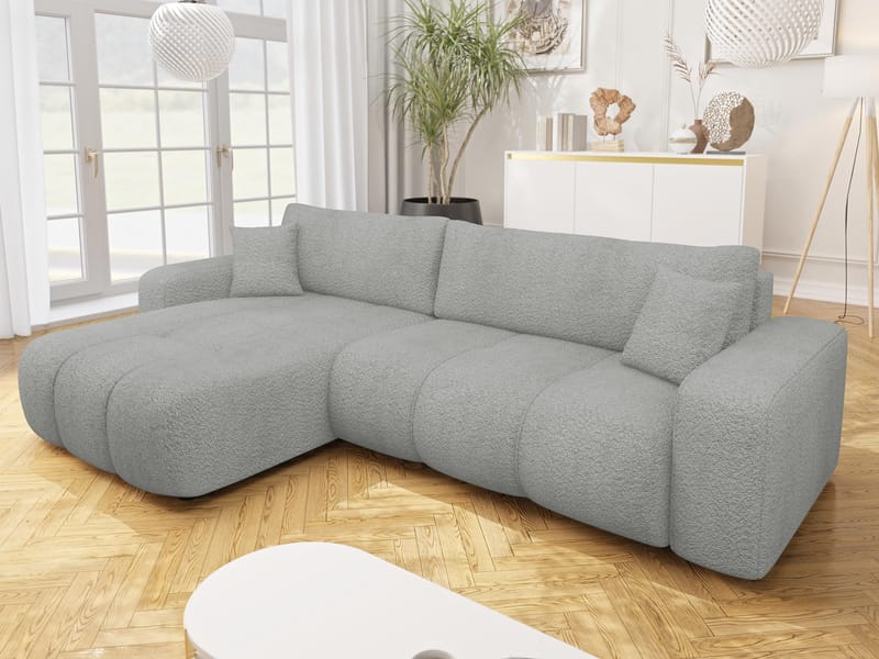 Flo Bäddsoffa med Divan 3-sits - Grå - Möbler - Vardagsrum - Bäddsoffor