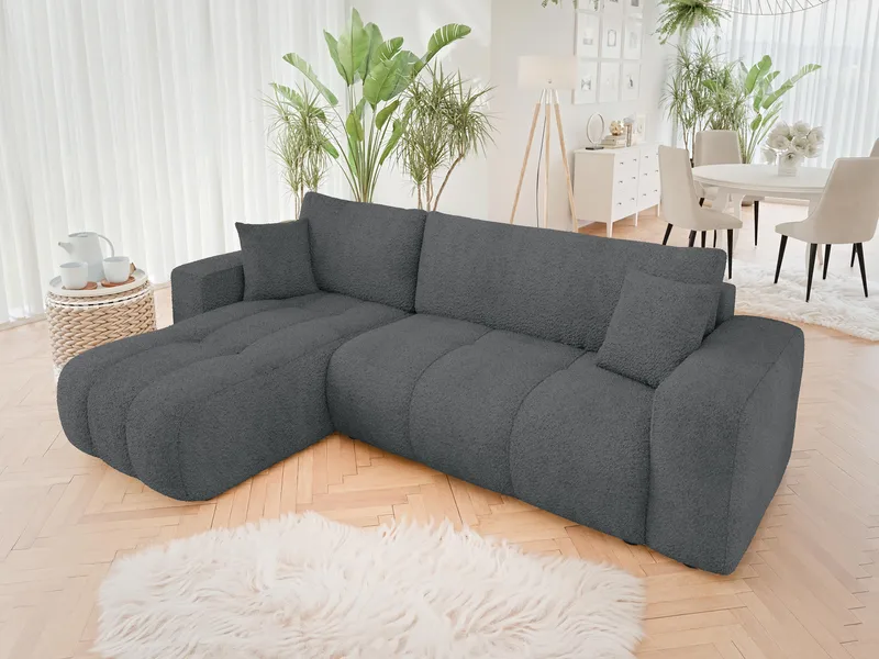 Flo Bäddsoffa med Divan 3-sits - Grå - Möbler - Vardagsrum - Bäddsoffor