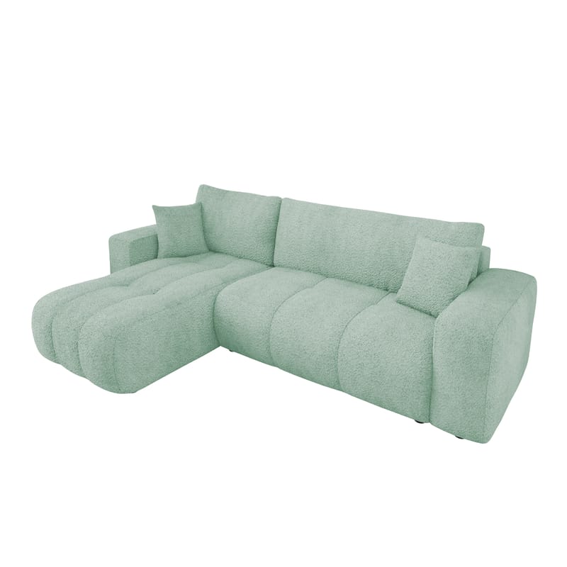 Flo Bäddsoffa med Divan 3-sits - Grön - Möbler - Vardagsrum - Bäddsoffor