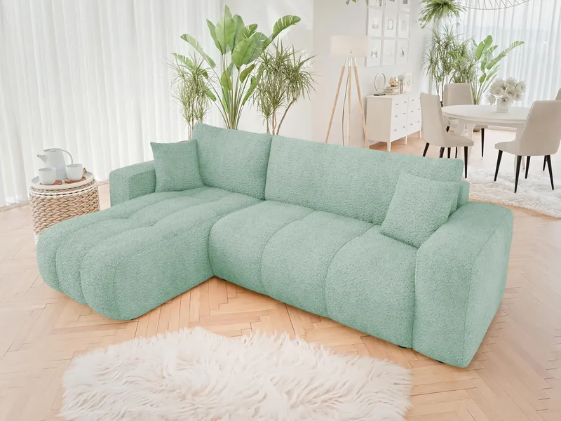 Flo Bäddsoffa med Divan 3-sits - Grön - Möbler - Vardagsrum - Bäddsoffor