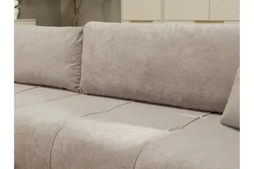 Flo Bäddsoffa med Divan 3-sits - Ljusgrå - Möbler - Vardagsrum - Bäddsoffor