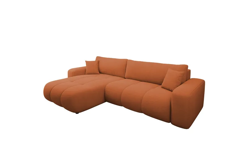 Flo Bäddsoffa med Divan 3-sits - Orange - Möbler - Vardagsrum - Bäddsoffor