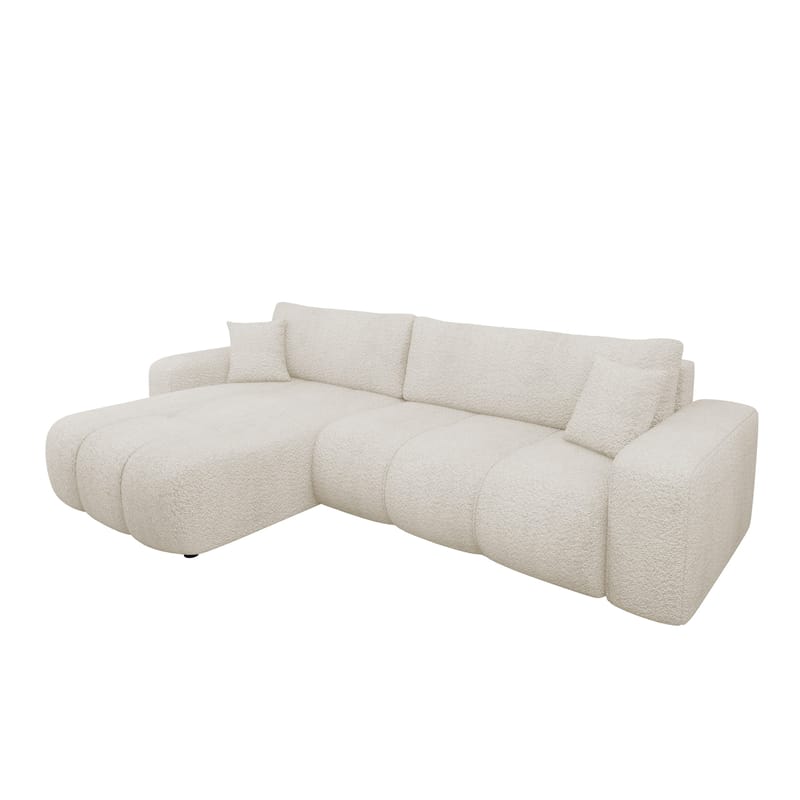 Flo Bäddsoffa med Divan 3-sits, Vit