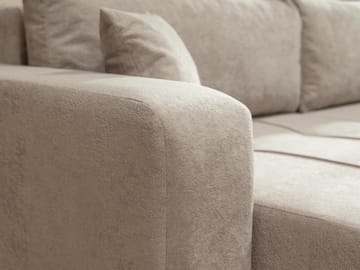 Flo Bäddsoffa med Divan 3-sits - Vit - Möbler - Vardagsrum - Bäddsoffor