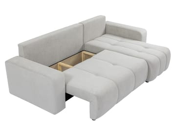 Flo Bäddsoffa med Divan 3-sits - Vit - Möbler - Vardagsrum - Bäddsoffor