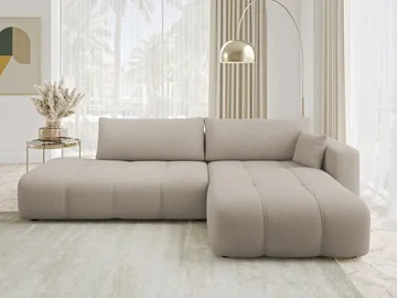 Flo Bäddsoffa med Divan 4-sits - Beige - Möbler - Vardagsrum - Bäddsoffor