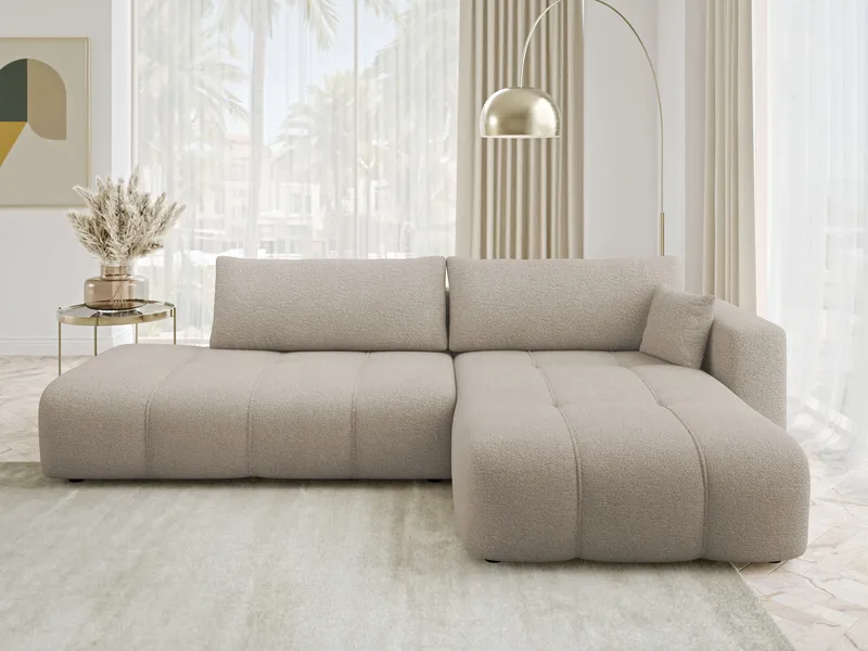Flo Bäddsoffa med Divan 4-sits - Beige - Möbler - Vardagsrum - Bäddsoffor