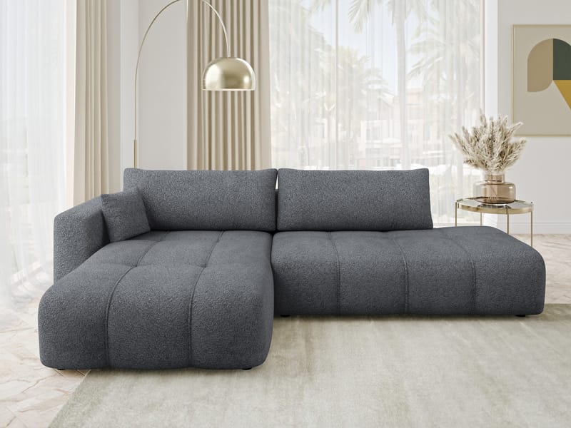 Flo Bäddsoffa med Divan 4-sits - Grå - Möbler - Vardagsrum - Bäddsoffor