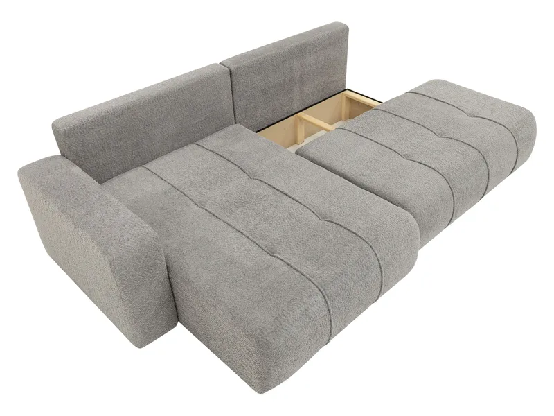 Flo Bäddsoffa med Divan 4-sits - Grå - Möbler - Vardagsrum - Bäddsoffor
