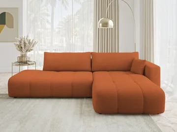 Flo Bäddsoffa med Divan 4-sits - Orange - Möbler - Vardagsrum - Bäddsoffor