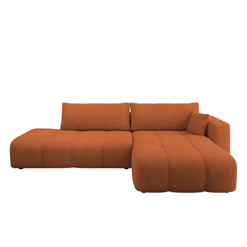 Flo Bäddsoffa med Divan 4-sits, Orange
