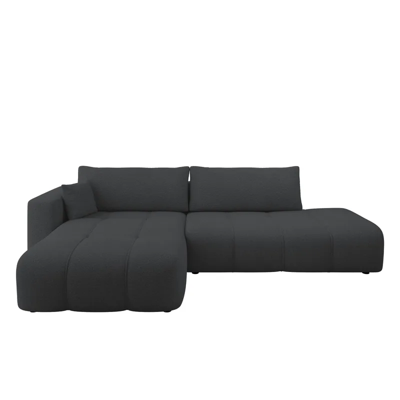 Flo Bäddsoffa med Divan 4-sits, Svart