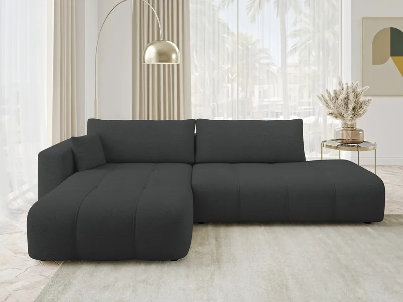 Flo Bäddsoffa med Divan 4-sits - Svart - Möbler - Vardagsrum - Bäddsoffor