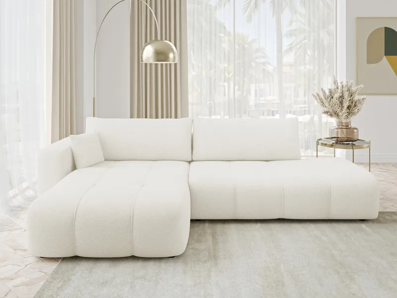 Flo Bäddsoffa med Divan 4-sits - Vit - Möbler - Vardagsrum - Bäddsoffor