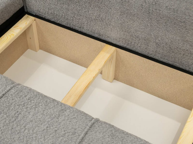 Flo Bäddsoffa med Divan 4-sits - Vit - Möbler - Vardagsrum - Bäddsoffor