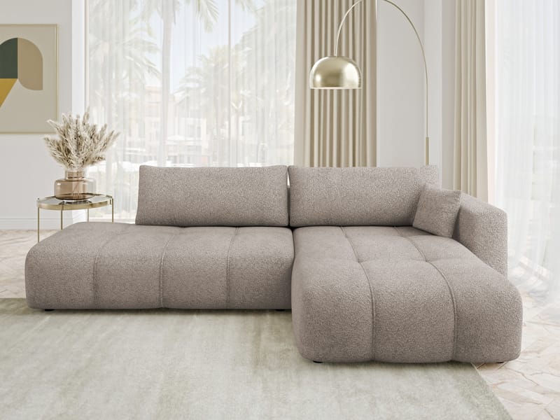 Flo Bäddsoffa med Divan 4-sits - Vit - Möbler - Vardagsrum - Bäddsoffor