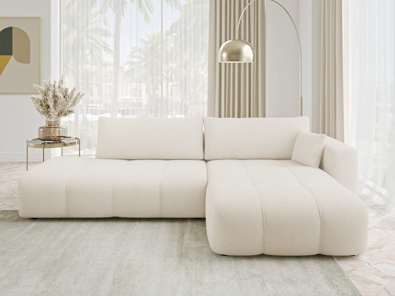 Flo Bäddsoffa med Divan 4-sits - Vit - Möbler - Vardagsrum - Bäddsoffor