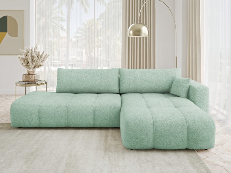 Flo Bäddsoffa med Divan 4-sits - Vit - Möbler - Vardagsrum - Bäddsoffor