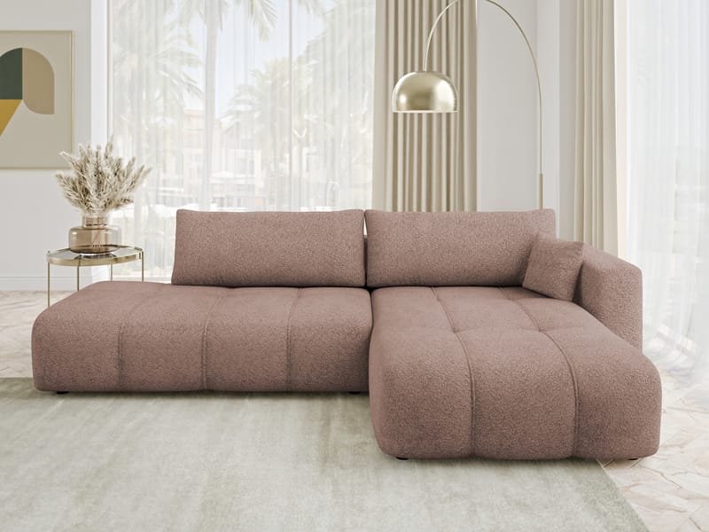 Flo Bäddsoffa med Divan 4-sits - Vit - Möbler - Vardagsrum - Bäddsoffor