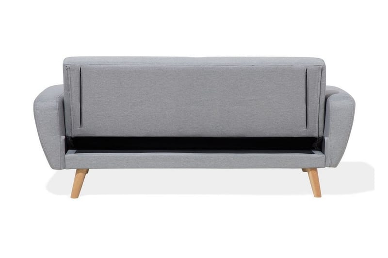 Florli 3-sits Fällbar Rektangulär Längsbäddad Bäddsoffa 104x190 cm i Tyg - Grå - Möbler - Vardagsrum - Bäddsoffor