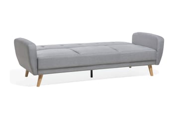 Florli 3-sits Fällbar Rektangulär Längsbäddad Bäddsoffa 104x190 cm i Tyg - Grå - Möbler - Vardagsrum - Bäddsoffor