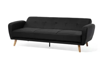 Florli Bäddsoffa 214 cm - Svart - Möbler - Vardagsrum - Bäddsoffor