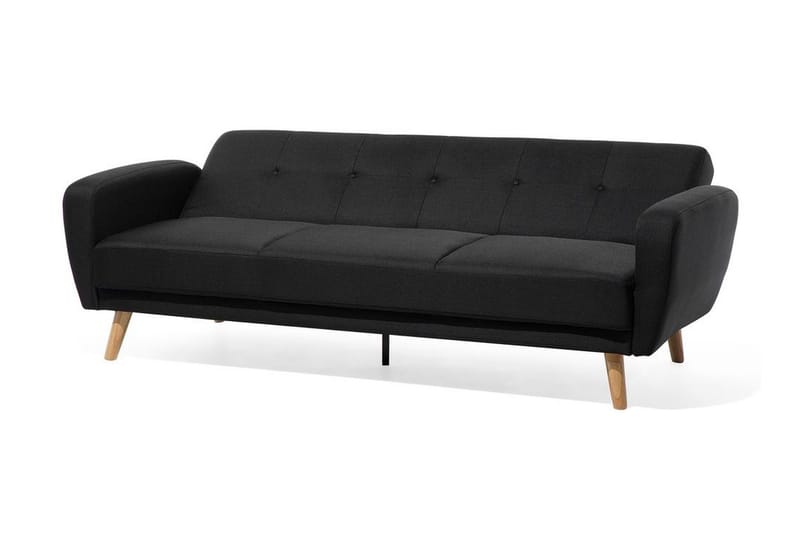 Florli Bäddsoffa 214 cm - Svart - Möbler - Vardagsrum - Bäddsoffor