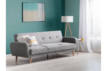 Florli Bädssofa 214 cm - Grå - Möbler - Vardagsrum - Bäddsoffor