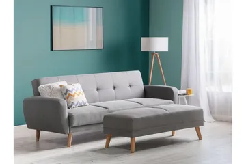 Florli Bädssofa 214 cm - Grå - Möbler - Vardagsrum - Bäddsoffor