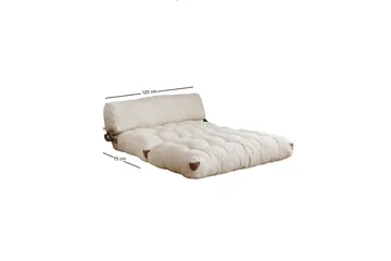 Fold Teddy Bäddsoffa Cream - Cream - Möbler - Vardagsrum - Bäddsoffor