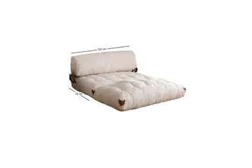 Fold Teddy Bäddsoffa Vit - Vit - Möbler - Vardagsrum - Bäddsoffor