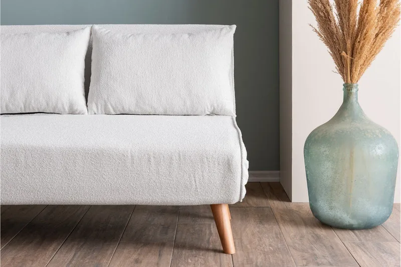 Folde Teddy Bäddfåtölj 2-sits Cream - Cream - Möbler - Vardagsrum - Bäddsoffor