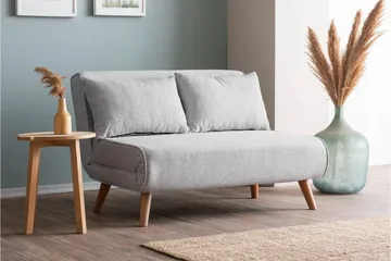 Folde Teddy Bäddfåtölj 2-sits Grå - Grå - Möbler - Vardagsrum - Bäddsoffor