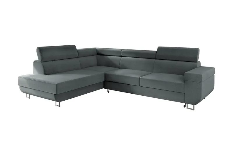 Fonti 3-sits Bäddsoffa Höger - Grå - Möbler - Vardagsrum - Bäddsoffor