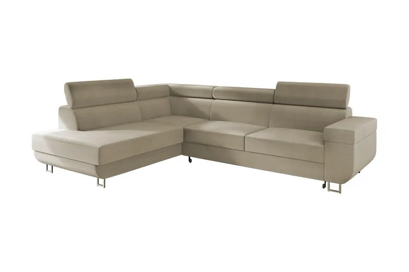Fonti 3-sits Bäddsoffa Vänster - Beige - Möbler - Vardagsrum - Bäddsoffor