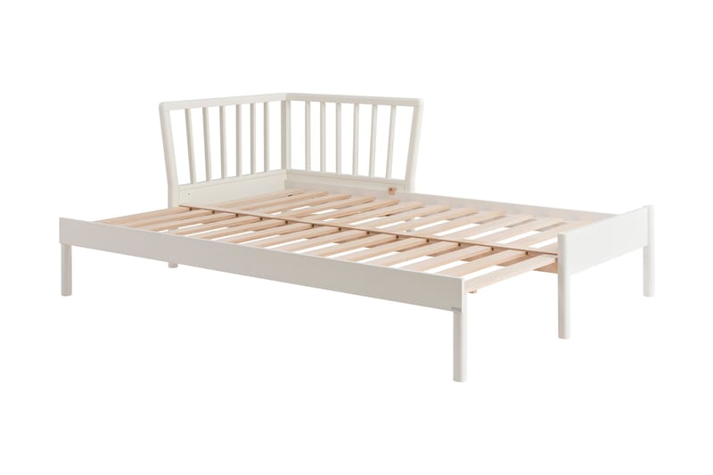 FRANZ Bäddsoffa Ram 200 cm Vit - Möbler - Vardagsrum - Bäddsoffor