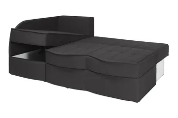 Frestelsens Bäddsoffa 203x143x79 cm - Svart - Möbler - Vardagsrum - Bäddsoffor